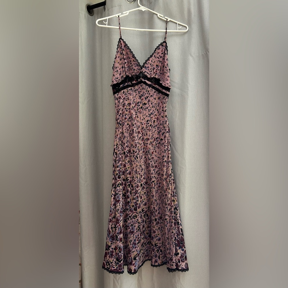 Betsey Johnson silk slip dress